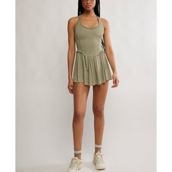 FP MOVEMENT Smockin Hot Dress / Sage Stone - Picture 3 of 12